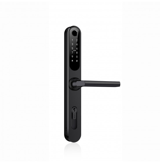 Комплект Novilock Home Slim BLACK с врезной частью 55/72 (235x22)