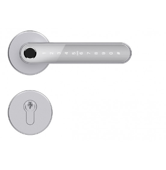 Комплект Novilock Home Fast SILVER с врезной частью 55/72 (235x22)