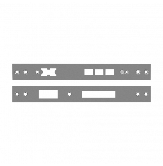 Комплект планок 250x30 мм для врезного замка 6085